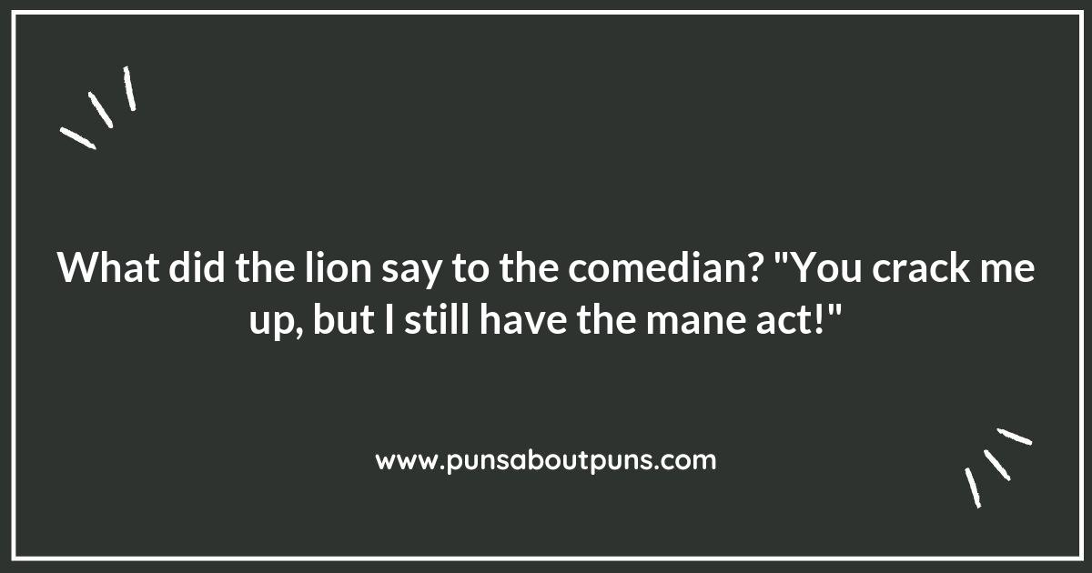 The King of Comedy: Exploring Lion Puns