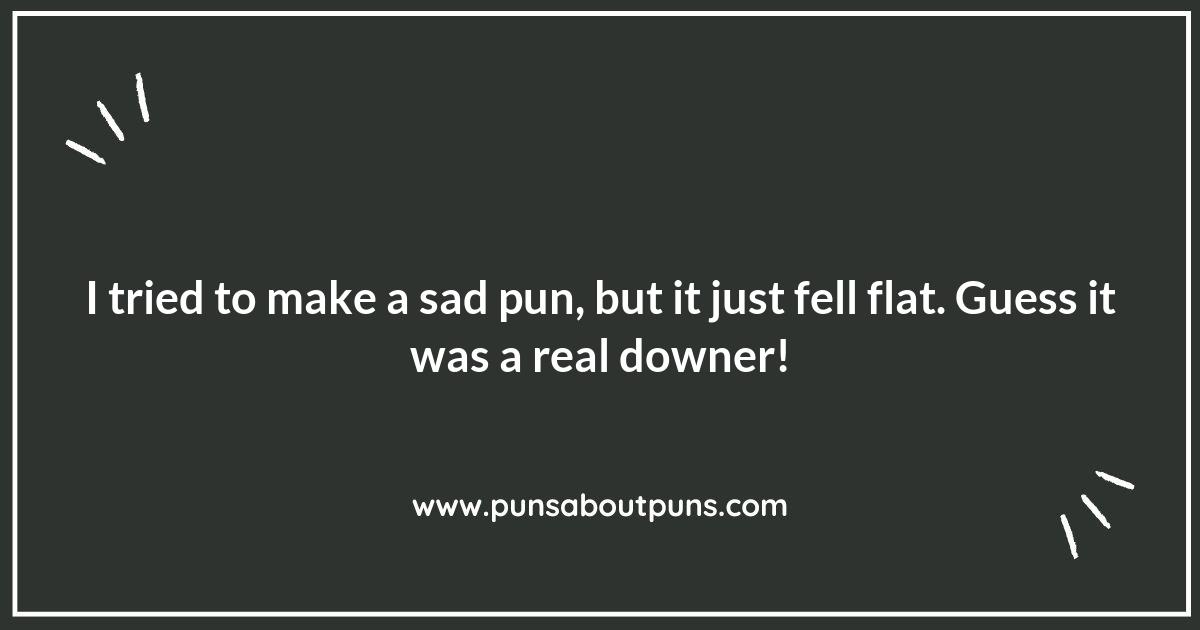 The Silver Lining: How Sadness Puns Can Lift Spirits