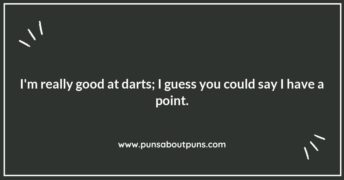 Throwing Shade: Hilarious Darts Puns to Lighten the Game