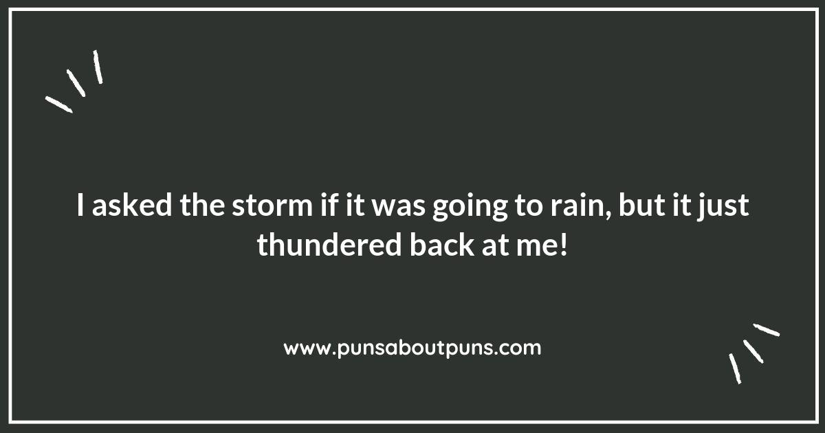 Thunderstruck by Humor: Electrifying Storm Puns