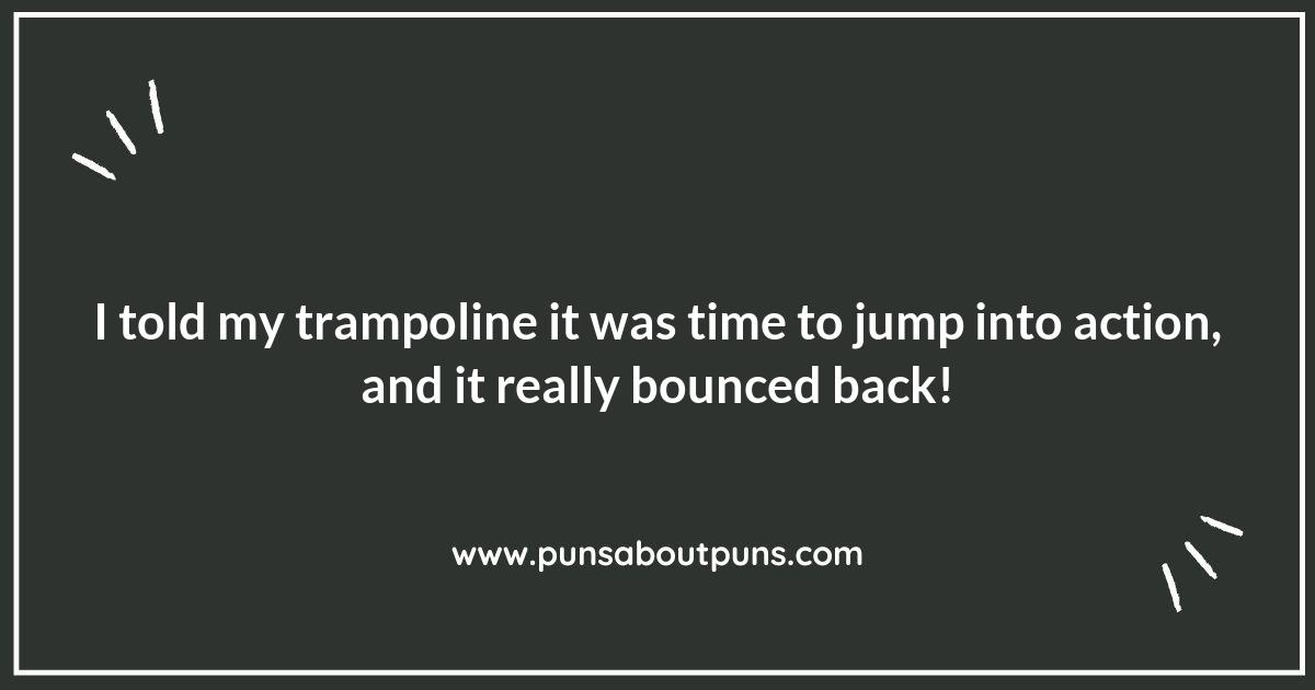 Trampoline Puns That Are Sure to Make a Splash