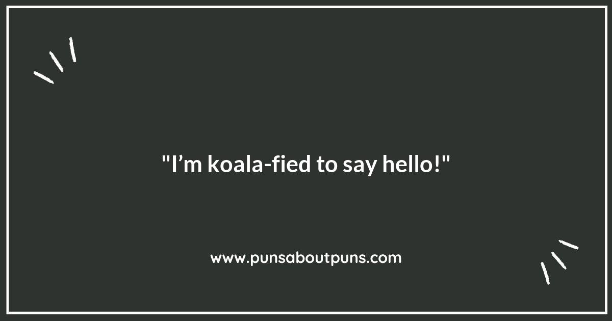 Using Koala Puns in Greetings: Witty Ways to Say Hello