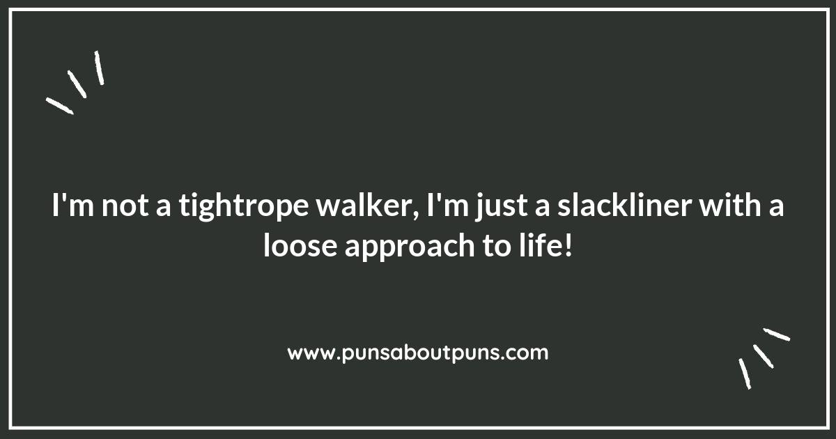 Walking the Line: Slacklining Puns That Will Make You Smile