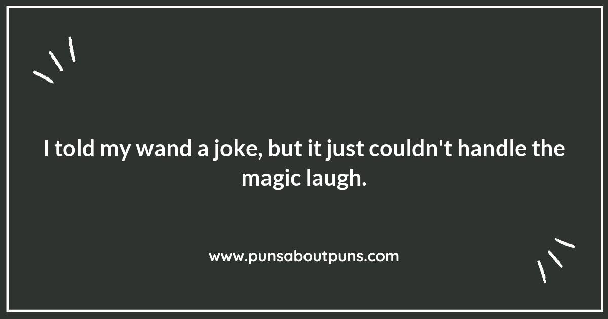 Wands and Witty Lines: Magic Tricks Puns Galore