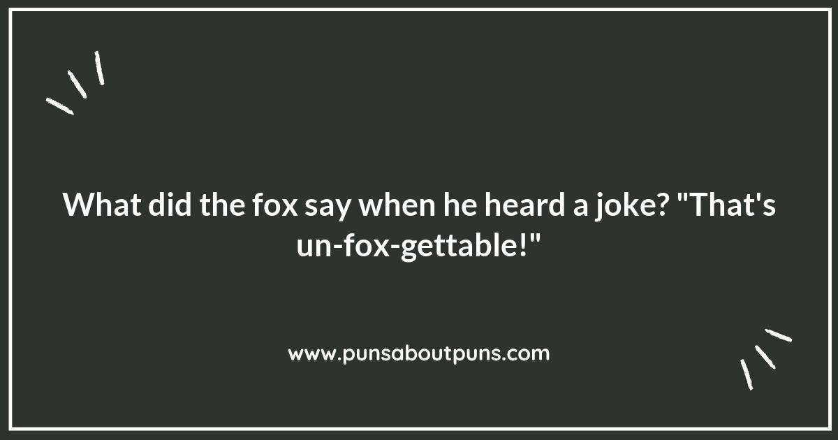 Whisker-Twitching Fox Puns for a Good Laugh