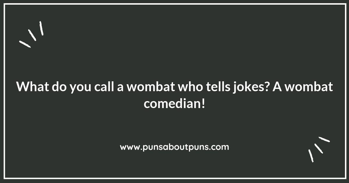 Wombat Puns: A Comedic Look at Nature’s Oddities