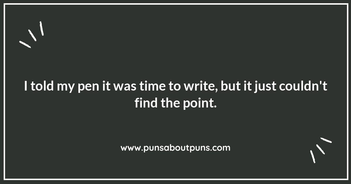 Write On: The Power of Puns in Creative Writing