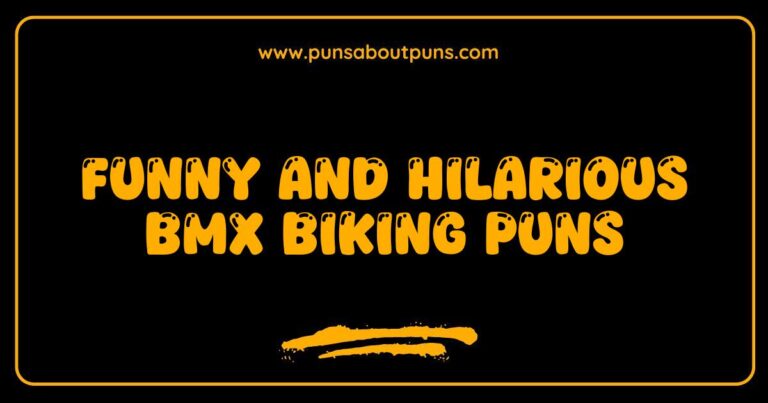Funny BMX Biking Puns That Will Have You Pedaling with Laughter