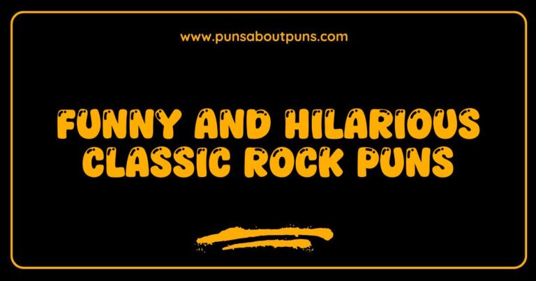 Funny Classic Rock Puns That Will Make You Sing and Smile