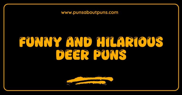 Funny Deer Puns That Will Make You Laugh Out Loud