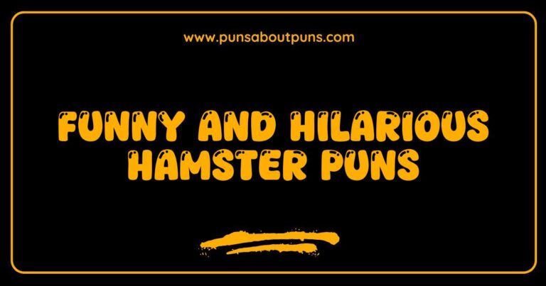 Funny Hamster Puns That Will Make You Laugh Out Loud