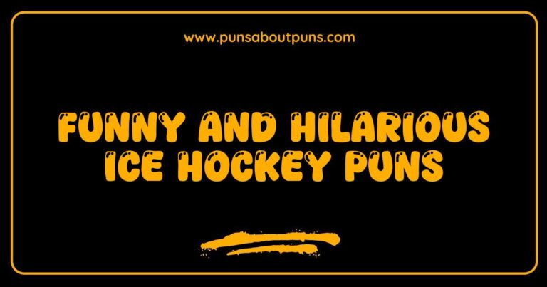 Funny Ice Hockey Puns That Will Score Big Laughs on the Rink