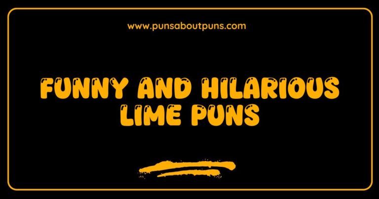 Funny Lime Puns That Will Zest Up Your Day and Make You Smile