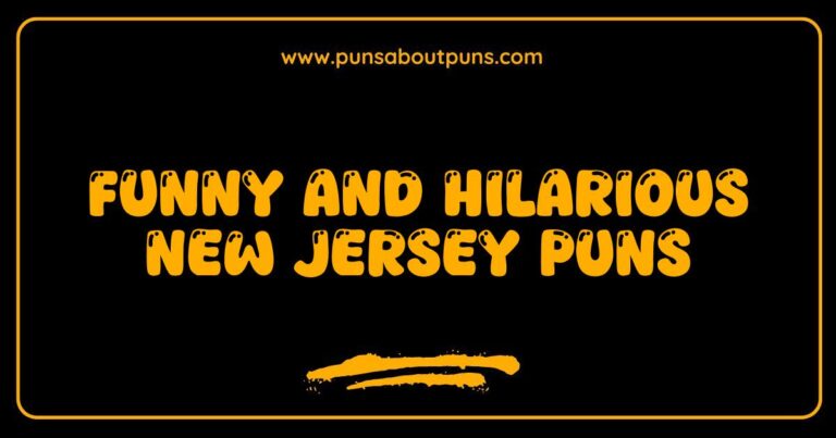 Funny New Jersey Puns That Will Make You Laugh Out Loud