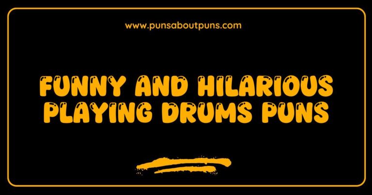 Funny Playing Drums Puns That Will Make You Beat with Laughter