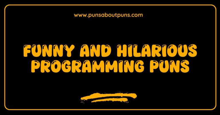 Funny Programming Puns That Will Make You Laugh Out Loud