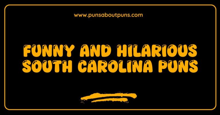 Funny South Carolina Puns That Will Make You Chuckle and Cheer