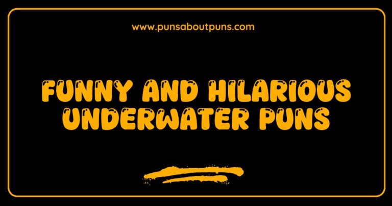 Funny Underwater Puns That Will Make You Flip Your Fins with Laughter