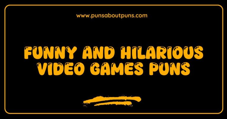 Funny Video Game Puns That Will Level Up Your Laughs