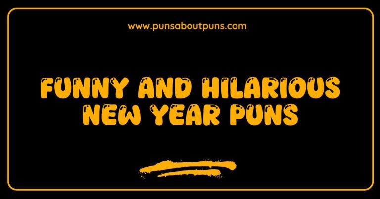 New Year Puns to Spark Joy and Laughter in