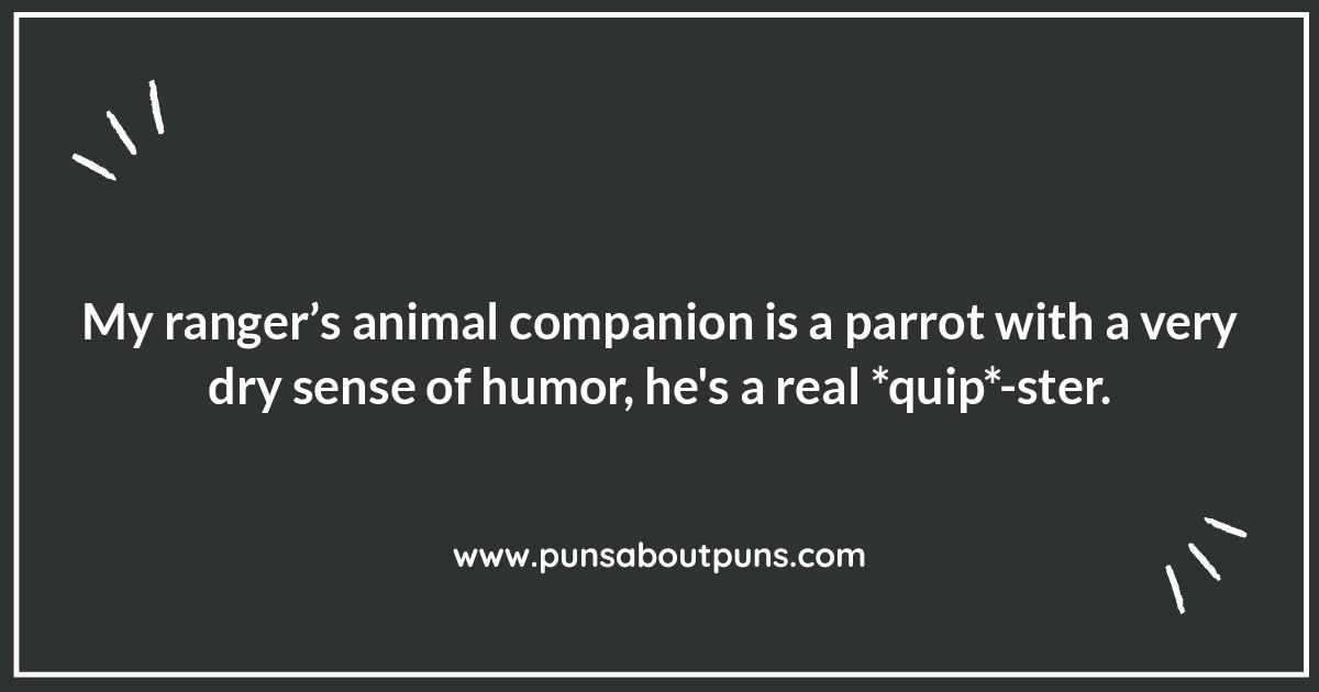 Animal Companion Comedy: Hilarious Ranger Puns