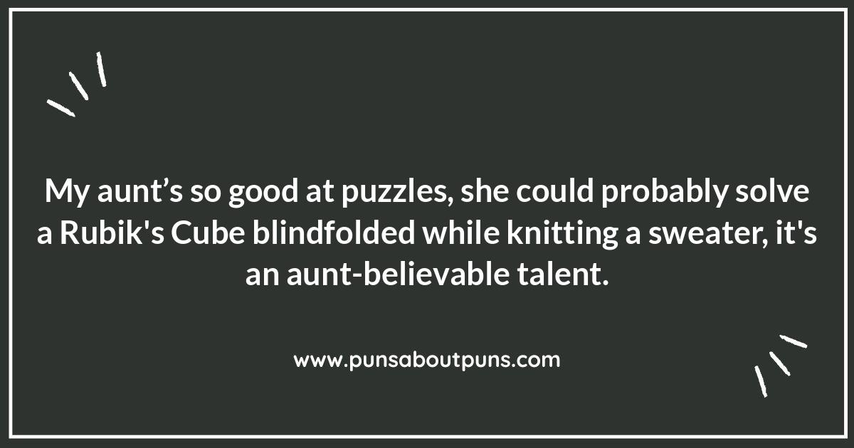 Aunt-Themed Puns: Clever Wordplay for Every Aunt