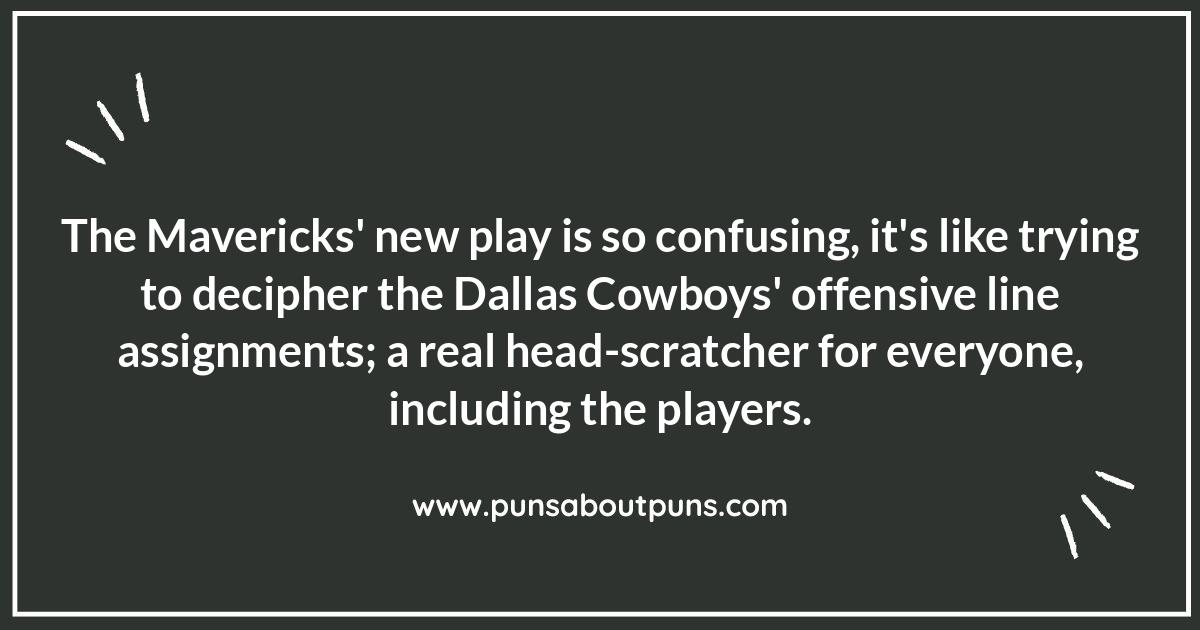 Dallas Mavericks Puns for Cowboys Faithful: A Playful Rivalry