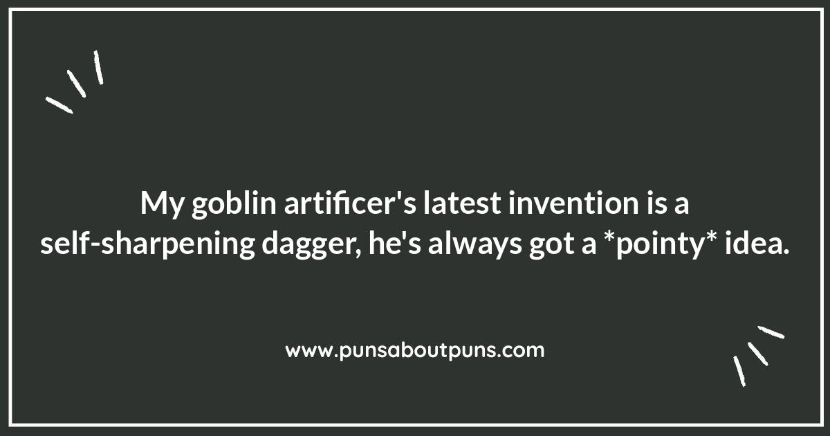 Green and Grinning: The Anatomy of a Good Goblin Pun