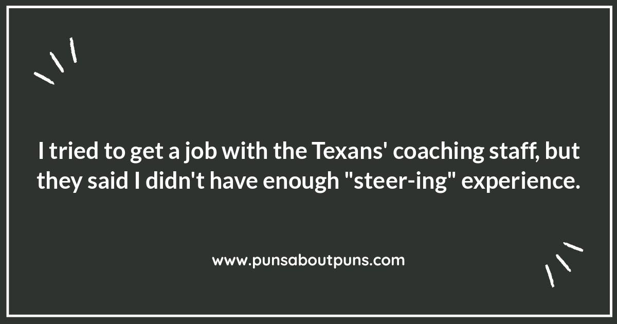 Houston Texans Puns: Coaching Staff Comedy and Fan Antics