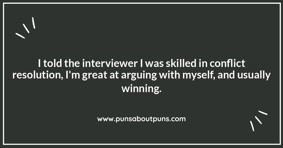 Job Interview Puns: A Hilarious Approach to Nerves