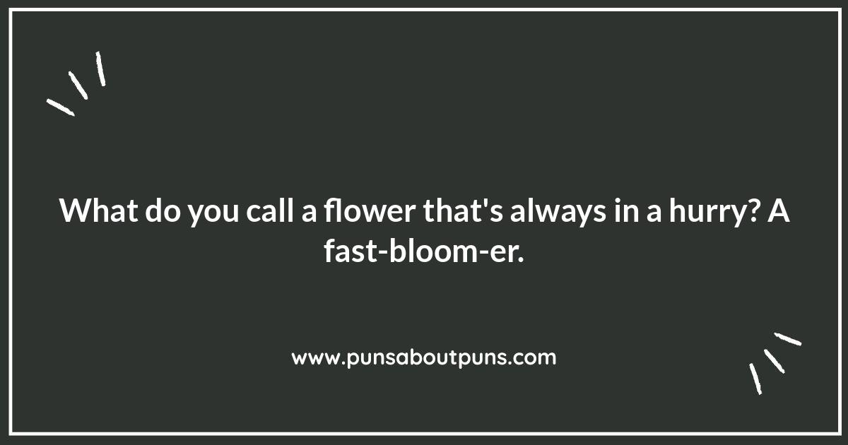 Kids' Flower Puns: A Bouquet of Chuckles