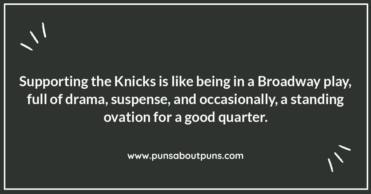 Knicks Basketball Puns: Nothing But Net-worthy Laughs