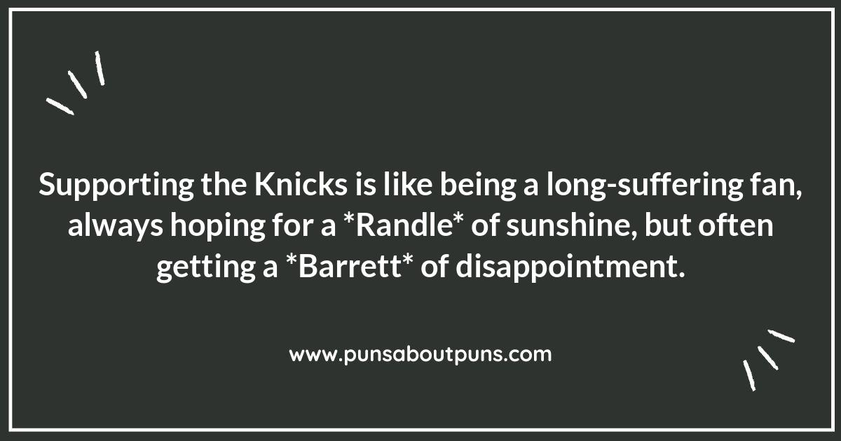 Knicks Player Puns: Dribbling with Wordplay