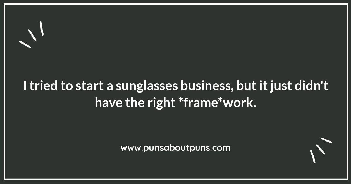 Looking on the Bright Side: Funny Sunglasses Puns to Share