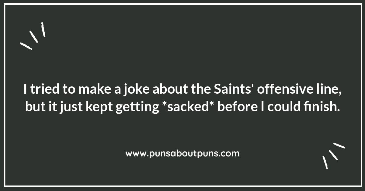 Saintsational Wordplay: New Orleans Saints Puns