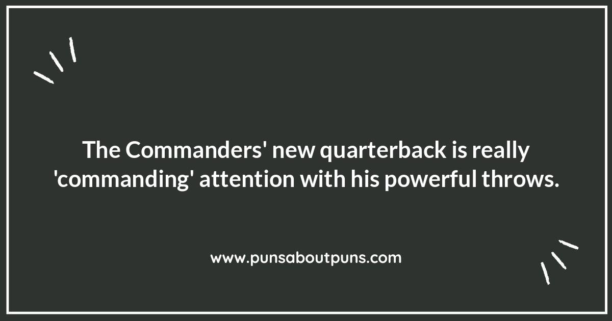 Touchdown Humor: Washington Commanders Puns That Win