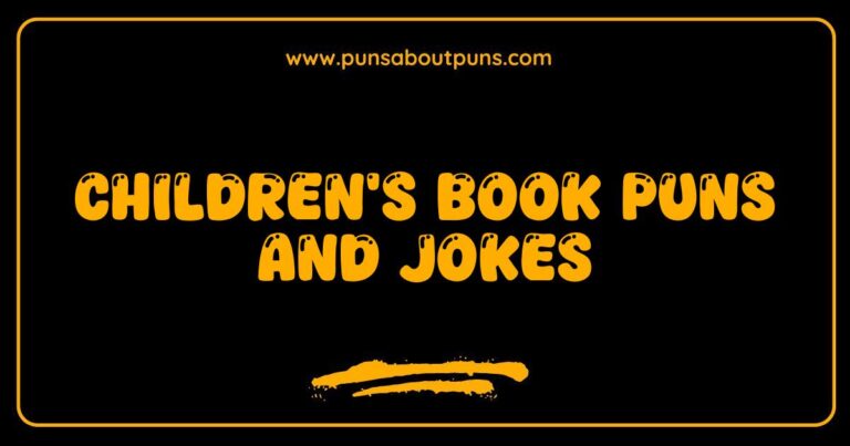 Here are a few options, playing with slightly different focuses: **Option 1 (Focus on Variety):** > A colorful illustration showing various children's book characters engaged in silly scenarios, highlighting the fun of children's book puns and jokes. **Option 2 (Focus on Humor):** > An image showcasing humorous situations inspired by children's books, perfect for exploring children's book puns and jokes. **Option 3 (Focus on Specificity):** > Cartoon characters from popular children's books are depicted in funny scenes, demonstrating the lighthearted nature of children's book puns and jokes. **Option 4 (Shorter, more general):** > Image related to children's book puns and jokes, featuring playful illustrations. **Explanation of why these are good:** * **Keyword Inclusion:** The phrase children's book puns and jokes is naturally integrated into each alt text. *