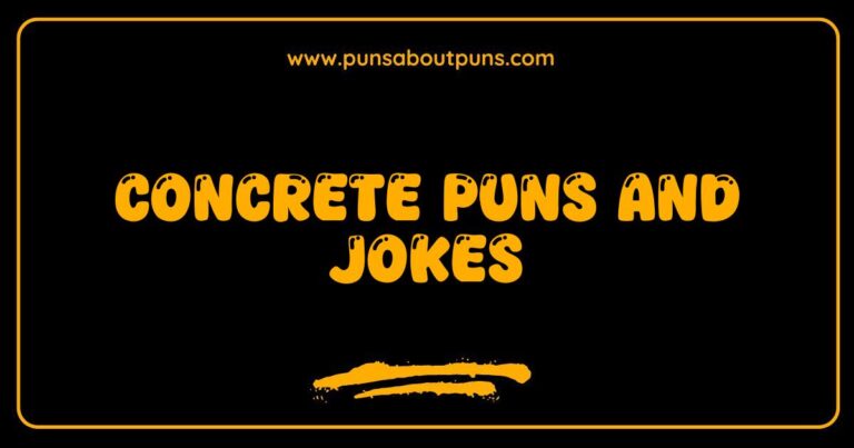 Okay, here are a few options, playing with slightly different descriptive angles, all optimized for SEO and natural language: **Option 1 (Focus on Humor):** > A humorous illustration showcasing concrete puns and jokes, using wordplay related to cement and construction. **Option 2 (Focus on the Visual):** > Image featuring visual concrete puns and jokes, with text and graphics playing on the material's properties. **Option 3 (Focus on Subject Matter):** > A picture depicting various examples of concrete puns and jokes, ideal for sharing with those who appreciate construction humor. **Option 4 (More Direct):** > Concrete puns and jokes are the subject of this image, featuring funny plays on words related to building materials. **Option 5 (Slightly Shorter):** > Image of concrete puns and jokes, showcasing the lighter side of construction. **Explanation of why these work:** * **Keywords:**