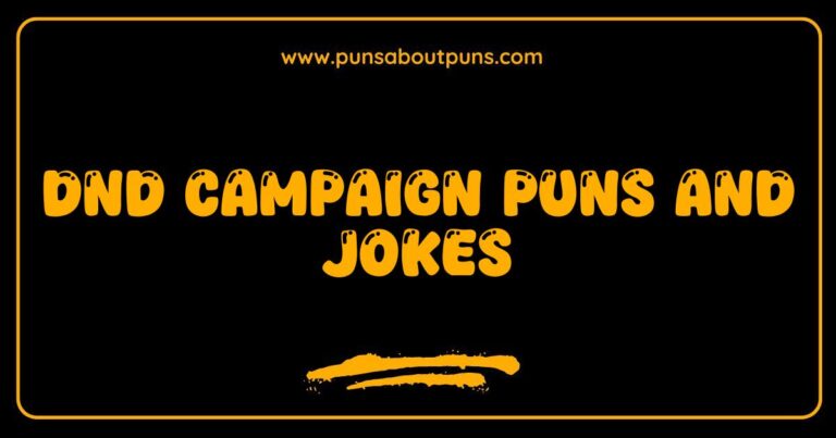 Here are a few options, playing with slightly different nuances, all optimized for SEO and natural language: **Option 1 (Focus on humor):** > A funny illustration of a D&D campaign scene with characters reacting to a cheesy DnD campaign pun. **Option 2 (Focus on the content):** > Image showcasing a collection of DnD campaign puns and jokes, likely used by players and dungeon masters. **Option 3 (More descriptive):** > Digital art depicting a group of Dungeons and Dragons characters in a roleplaying game, with a speech bubble containing a DnD campaign pun. **Option 4 (Slightly shorter):** > Humorous DnD image related to D&D campaign puns and jokes. **Option 5 (Emphasis on the situation):** > A D&D party reacts in amusement or groan to an awful D&D campaign pun, as part of a roleplaying session. **
