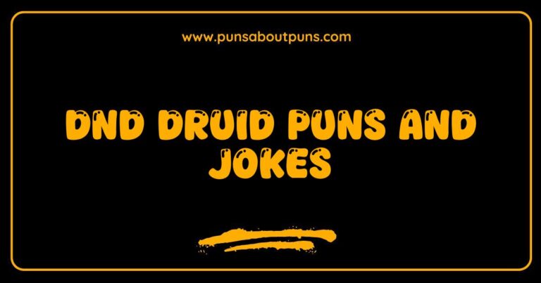 Okay, here are a few options, playing with slightly different angles: **Option 1 (Focus on humor):** > A funny illustration depicting a Dungeons and Dragons druid telling a pun, highlighting the humor found in DnD druid puns and jokes. **Option 2 (Focus on the character):** > An image of a Dungeons and Dragons druid character, possibly with a visual gag, relating to popular DnD druid puns and jokes. **Option 3 (More descriptive):** > A cartoon-style drawing of a D&D druid, perhaps shapeshifted, used to illustrate the lighthearted nature of DnD druid puns and jokes. **Option 4 (Short and sweet):** > Image showcasing a humorous example of DnD druid puns and jokes. **Explanation of why these work:** * **Keywords:** They all naturally include DnD druid puns and jokes or