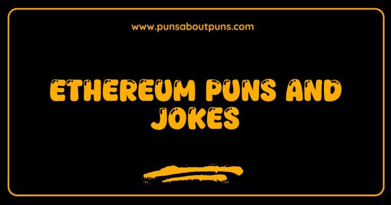 Okay, here are a few options for SEO-optimized alt text for an image related to Ethereum Puns and Jokes, keeping them descriptive and natural: **Option 1 (General):** > A funny image showcasing Ethereum puns and jokes, likely a meme or visual gag related to the cryptocurrency. **Option 2 (If the image is a meme):** > Ethereum meme featuring a clever pun or joke about the cryptocurrency and its blockchain technology. **Option 3 (If the image is a graphic):** > Graphic design incorporating Ethereum puns and jokes, possibly with visual elements representing the cryptocurrency. **Option 4 (If the image shows a person reacting):** > Image of someone reacting amusingly to a collection of Ethereum puns and jokes, showcasing the humor within the crypto community. **Option 5 (More Specific - if the image has a specific element):** > An image of a gas pump with a funny caption about Ethereum gas fees