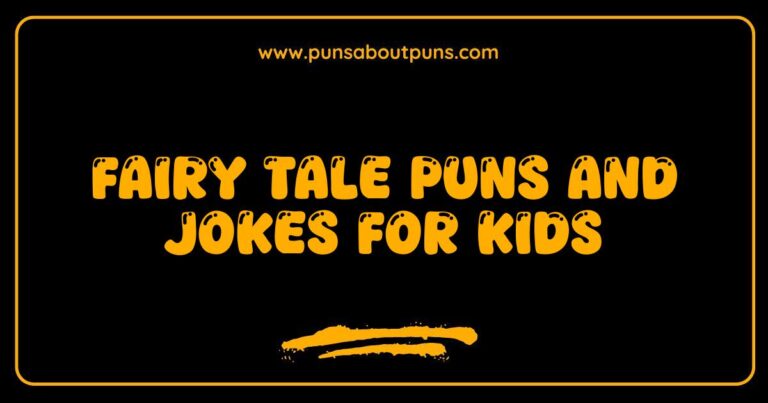 Okay, here are a few options for SEO-optimized alt text for an image related to Fairy Tale Puns and Jokes for Kids, keeping it descriptive and natural: **Option 1 (General):** > Image of a child laughing while reading a book of fairy tale puns and jokes for kids. **Option 2 (Focus on Characters):** > Illustration of classic fairy tale characters like a princess and a frog making funny faces, representing fairy tale puns and jokes for kids. **Option 3 (Specific Scenario):** > A scene depicting children telling each other funny jokes from a book of fairy tale puns and jokes for kids, with speech bubbles showing silly sayings. **Option 4 (If the image has text):** > Graphic with text showing a selection of funny fairy tale puns and jokes for kids, along with colorful illustrations. **Option 5 (If the image is a book cover):** > Cover of a book titled