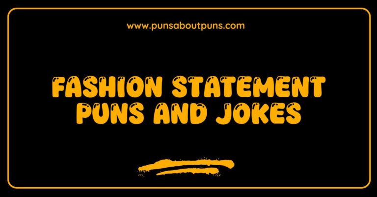 Here are a few options, playing with slightly different angles: **Option 1 (Focus on Humor):** > A graphic featuring text-based fashion statement puns and jokes, showcasing funny wordplay related to clothing and style. **Option 2 (Focus on the Topic):** > Image illustrating fashion statement puns and jokes, perfect for sharing with style-conscious friends who appreciate a good laugh. **Option 3 (More Specific):** > Example of a visual compilation of fashion statement puns and jokes, highlighting the humorous side of clothing and style vocabulary. **Option 4 (Short and Sweet):** > Fashion statement puns and jokes displayed creatively in a fun image. **Explanation of Why These Work:** * **Keywords:** Each option includes the phrase fashion statement puns and jokes naturally within the description. * **Descriptive:** They explain what the image is showing (text, graphics, visual compilation). * **Context
