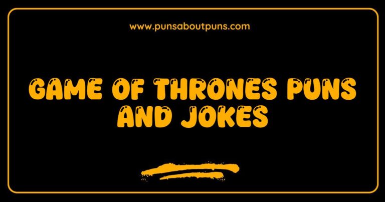 Okay, here are a few options for SEO-optimized alt text for an image related to Game of Thrones Puns and Jokes, playing with different possible image scenarios: **Option 1 (If the image is a meme or graphic with text):** > A funny Game of Thrones pun meme featuring a character and text making a joke. **Option 2 (If the image is a collection of funny quotes):** > Collection of humorous Game of Thrones quotes and jokes displayed in a graphic. **Option 3 (If the image is a single character looking confused/amused, with a pun caption):** > Image of a Game of Thrones character reacting to a funny pun related to the show. **Option 4 (If the image is more abstract, like a graphic with the show's sigils and text):** > Game of Thrones themed graphic with house sigils and text representing puns and jokes about the series. **Option 5