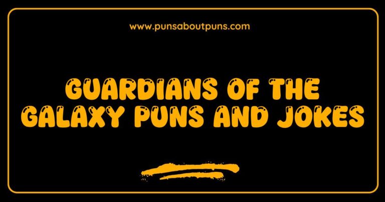 Here are a few options, depending on the specific image: **Option 1 (General Image of the Guardians):** > A group shot of the Guardians of the Galaxy characters, perfect for sharing some funny Guardians of the Galaxy puns and jokes. **Option 2 (Image with a Pun/Joke):** > A humorous image featuring a Guardians of the Galaxy character with a funny caption, showcasing the best Guardians of the Galaxy puns and jokes. **Option 3 (Image of Rocket Raccoon):** > Rocket Raccoon from Guardians of the Galaxy looking mischievous, inspiring thoughts of hilarious Guardians of the Galaxy puns and jokes. **Option 4 (Image of Star-Lord):** > Star-Lord from Guardians of the Galaxy, a great subject for sharing some clever Guardians of the Galaxy puns and jokes. **Option 5 (Image of a specific scene):** > A scene from Guardians of the Galaxy, often used as inspiration for clever Guardians