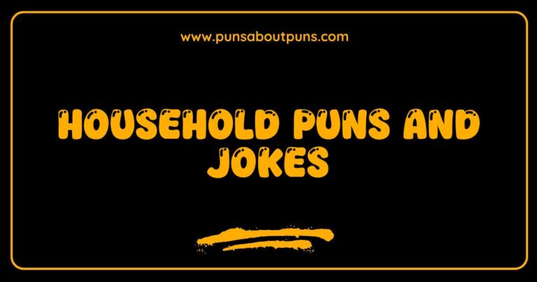Here are a few options, depending on the specific image, but all are optimized for SEO and include Household Puns and Jokes: **Option 1 (General Image of Household Objects):** > A collection of everyday household items arranged in a humorous way, illustrating the concept of household puns and jokes. **Option 2 (Image of someone laughing at a pun about cleaning):** > A person laughing at a funny joke about cleaning, showcasing the lighthearted side of household puns and jokes. **Option 3 (Image of a text graphic with a punny phrase):** > Text graphic displaying a clever household pun, a great example of the kind of humor found in household puns and jokes. **Option 4 (Image of a kitchen with a punny caption):** > A kitchen scene with a funny caption, representing the type of setting where you might encounter household puns and jokes. **Option 5 (More abstract, showing multiple small images
