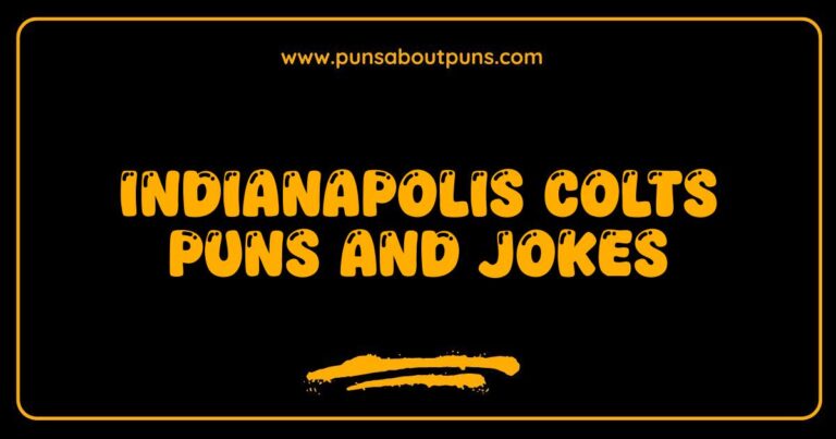 Here are a few options, playing with slightly different angles: **Option 1 (Focus on the humor):** > A humorous illustration showcasing Indianapolis Colts puns and jokes, featuring a cartoon horseshoe and football. **Option 2 (Focus on the content):** > Image displaying Indianapolis Colts puns and jokes, perfect for fans looking for a laugh related to their favorite football team. **Option 3 (More direct and descriptive):** > An image of various Indianapolis Colts puns and jokes, presented in a fun and engaging way, ideal for sharing with fellow fans. **Option 4 (Slightly shorter):** > Indianapolis Colts puns and jokes are the focus of this image, featuring team related illustrations. **Explanation of SEO and Best Practices:** * **Keyword Inclusion:** All options naturally include Indianapolis Colts puns and jokes. * **Descriptive:** They describe what the image is showing (humor, jokes, illustrations). *
