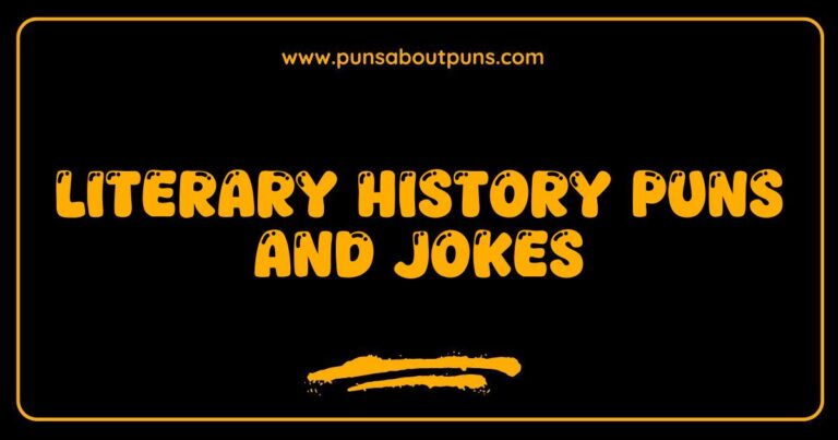 Okay, here are a few options for SEO-optimized alt text for an image related to literary history puns and jokes, keeping it natural and descriptive: **Option 1 (General):** > A humorous illustration depicting famous literary figures telling puns and jokes, a lighthearted take on literary history. **Option 2 (If the image shows specific authors):** > A cartoon showing Shakespeare, Austen, and Poe cracking literary history puns and jokes, bringing a fun twist to classic authors. **Option 3 (If the image is text-based):** > A visual of funny literary history puns and jokes written in a playful font, perfect for book lovers with a sense of humor. **Option 4 (If the image is a meme):** > A meme showcasing a literary history pun or joke, a relatable and humorous way to connect with classic literature. **Option 5 (If the image is a collection of jokes):** >