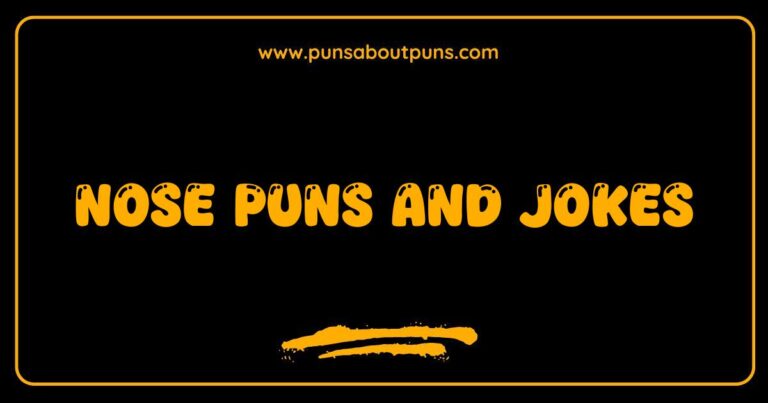 Okay, here are a few options for SEO-optimized alt text for an image related to Nose Puns and Jokes, keeping it descriptive and natural: **Option 1 (General, if the image is of someone laughing/reacting to a joke):** > A person laughing heartily, likely reacting to a funny nose pun or joke. **Option 2 (If the image includes a visual pun about a nose):** > A visual joke using a nose, possibly demonstrating a nose pun. **Option 3 (If the image is of text with nose related humor):** > Text displaying funny nose puns and jokes. **Option 4 (If the image is a drawing or cartoon):** > A cartoon illustration showcasing a funny nose pun or joke. **Option 5 (If the image is of someone holding a sign with a nose pun):** > A person holding a sign with a clever nose pun written on it.