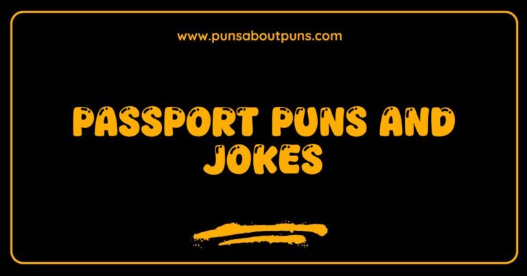 Okay, here are a few options for SEO-optimized alt text for an image related to Passport Puns and Jokes, focusing on being descriptive and natural: **Option 1 (General):** > A funny image showcasing passport puns and jokes, perfect for travel humor. **Option 2 (If the image is of a passport with a joke):** > Close up photo of a passport with a written passport pun or joke on it. **Option 3 (If the image is a graphic or illustration):** > A playful illustration featuring various passport puns and jokes, ideal for sharing travel laughs. **Option 4 (If the image is of people laughing at passport humor):** > A group of people enjoying passport puns and jokes, highlighting the lighthearted side of travel. **Option 5 (If the image has text and imagery):** > Image with text showcasing a passport joke and visual elements related to travel humor. **Key